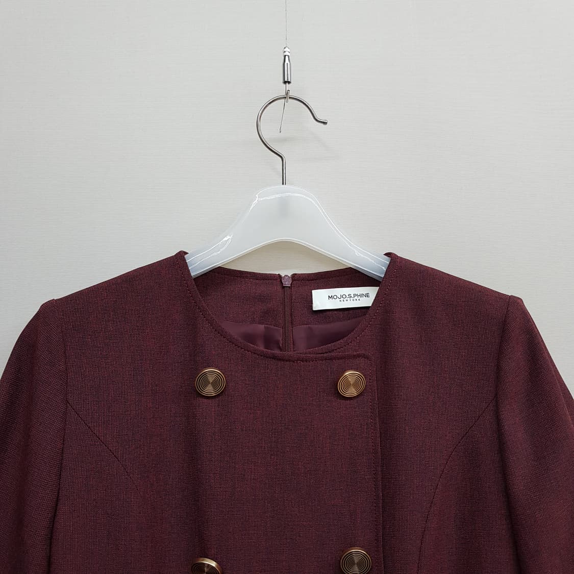 모조에스핀 더블버튼 클래식 원피스 S사이즈 상품이미지2