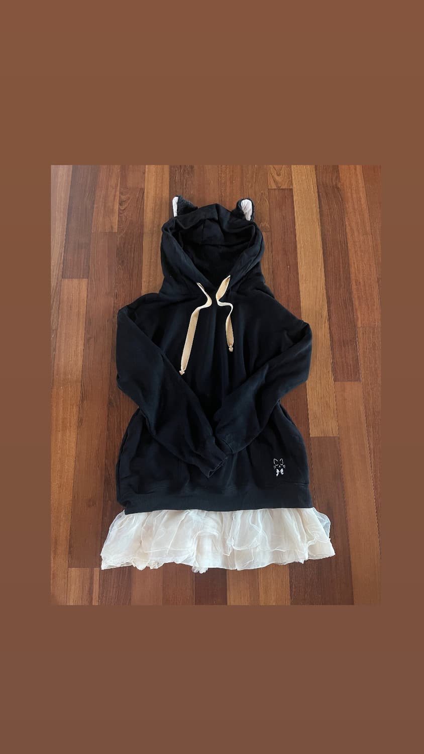 시크릿허니 꼬리달린 네코미미 후드 원피스 히메갸루 지뢰계 우사미미 양산형 상품이미지1