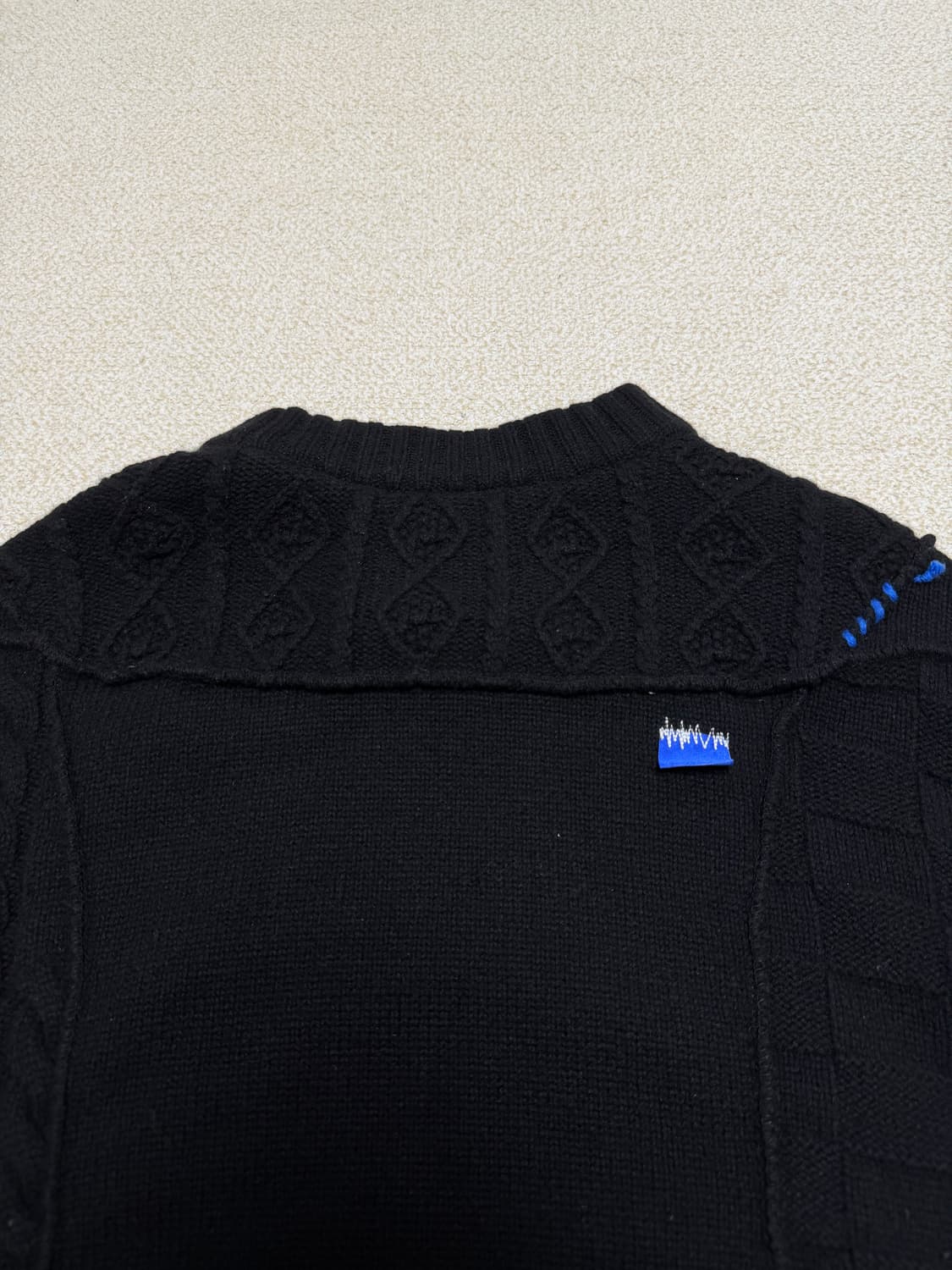 자라 X 아더에러 패치워크 오버사이즈 니트 상품이미지4