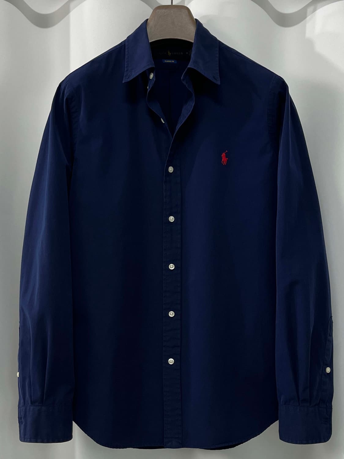 폴로 랄프로렌 로얄 네이비 버튼다운 셔츠 상품이미지1