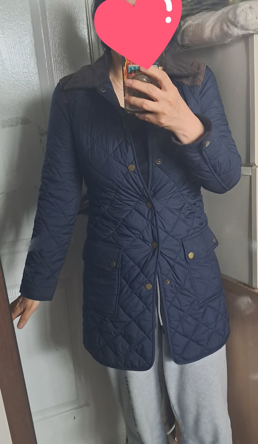 폴로랄프로렌 네이비 퀼팅 자켓 L (12-14세)44~날씬55 상태상급 상품이미지8