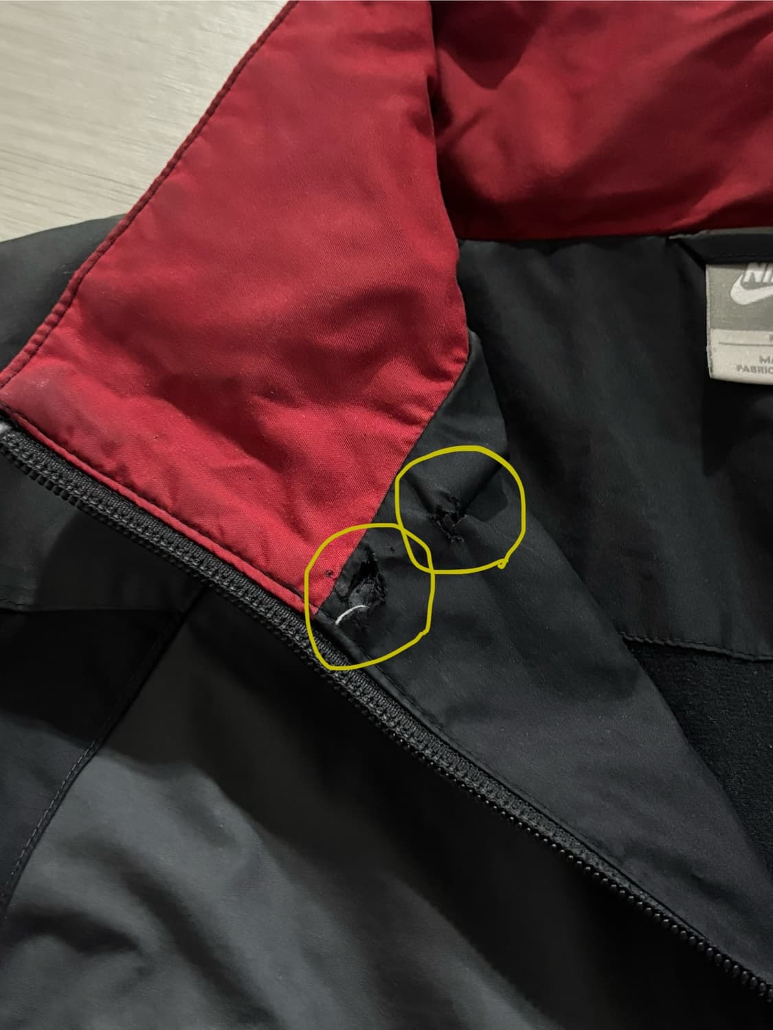 무배)나이키 올드스쿨 바람막이 M 상품이미지6