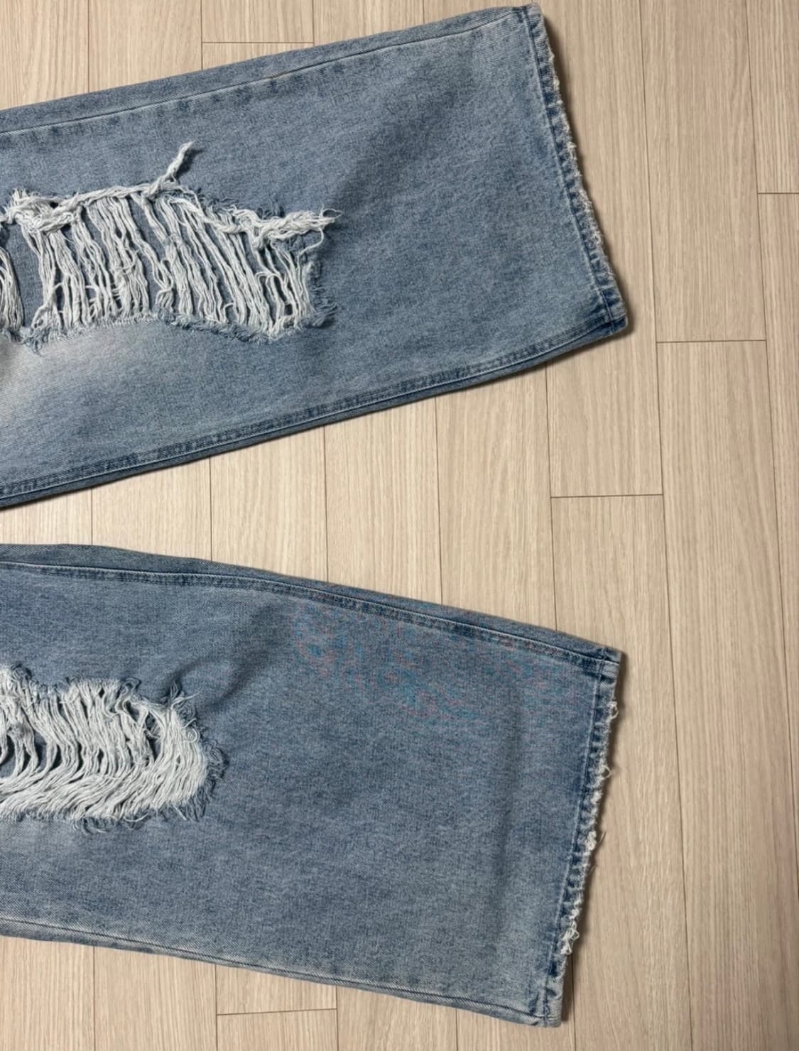 트리밍버드 스크래치 데미지 데님 팬츠 341480 상품이미지3