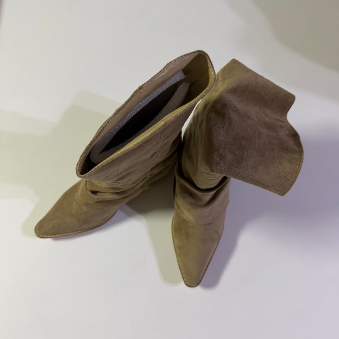 새상품 여자 스퀘어 앵클부츠 240 상품이미지2