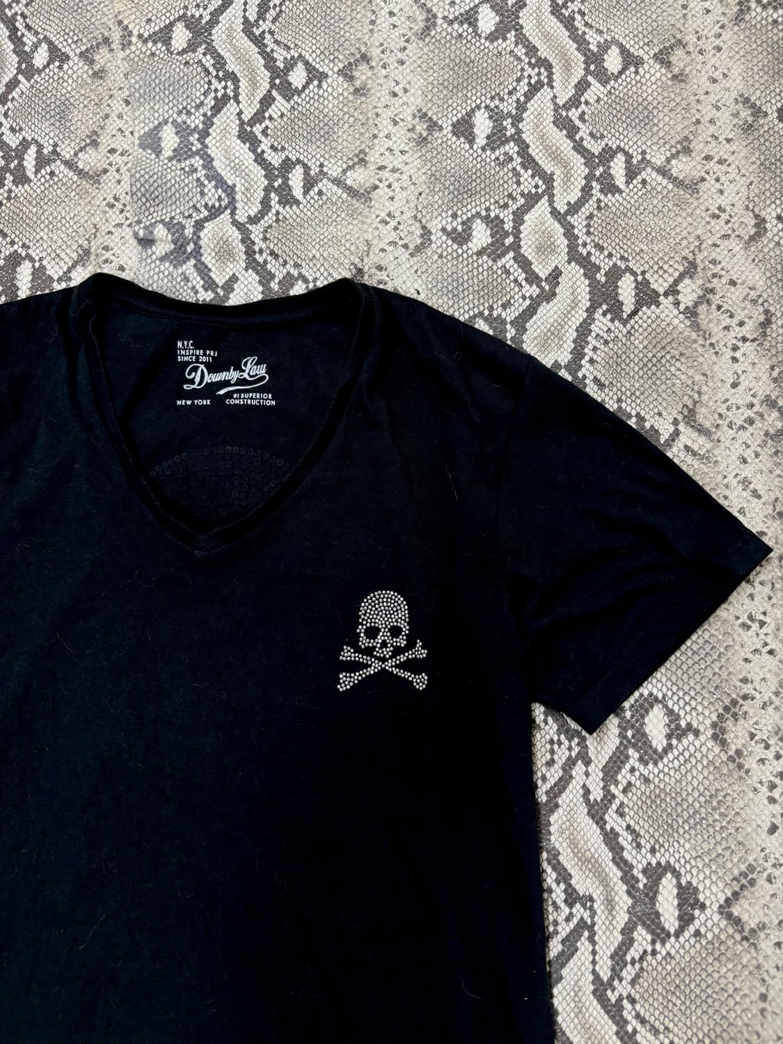 “Vintage” 00’s Mood Cubic Skull Tee 상품이미지2
