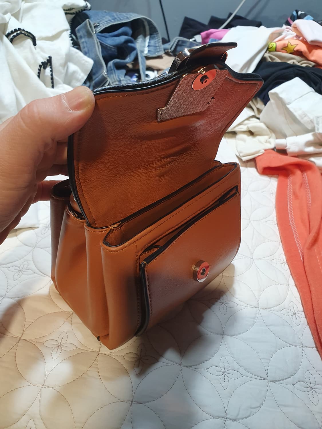 파울라 카데마토리 패턴 브라운 토트백 숄더백 가방 상품이미지8