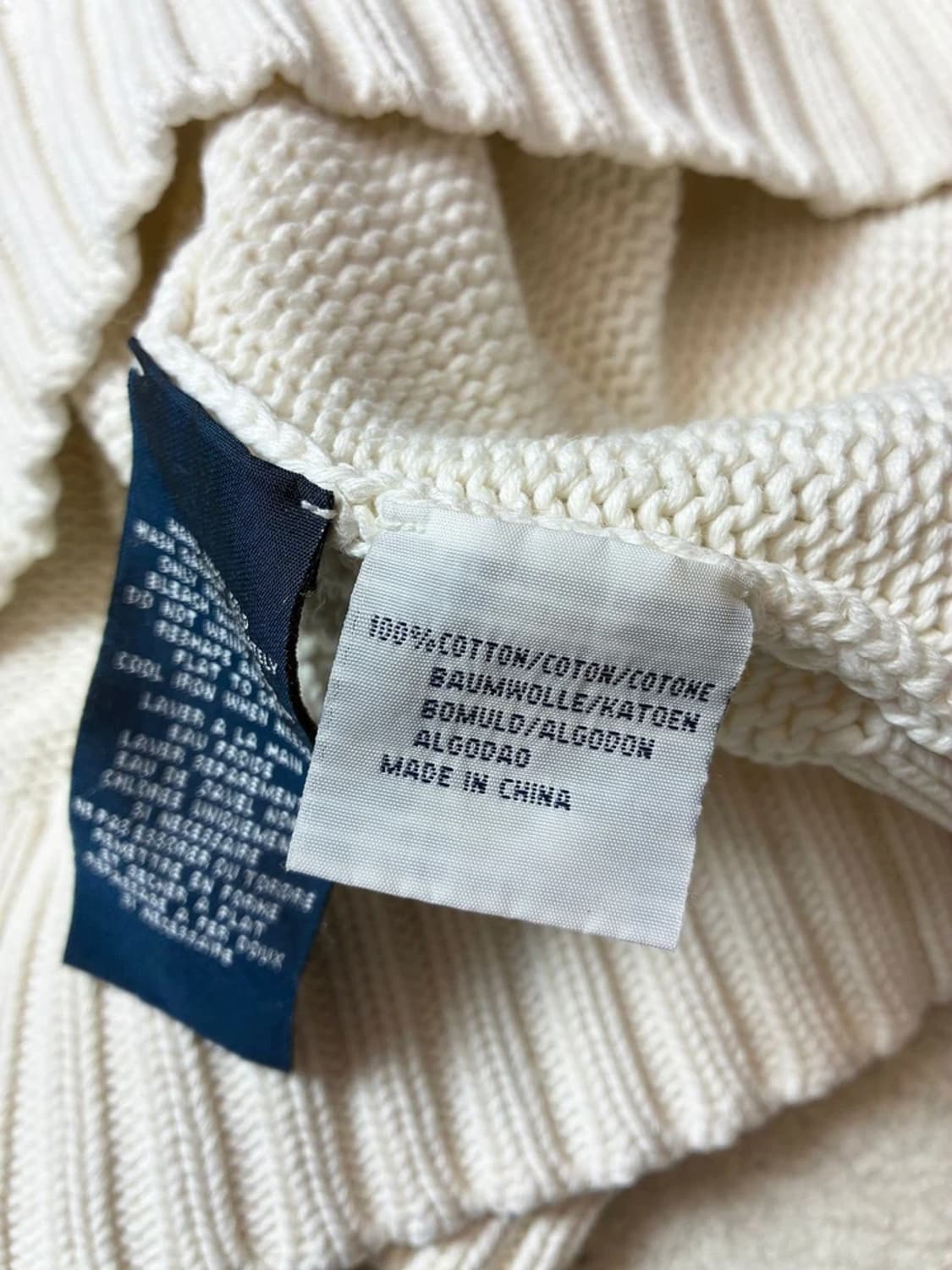 폴로 랄프로렌 00's 헤비코튼 성조기 니트 PN7919 상품이미지7