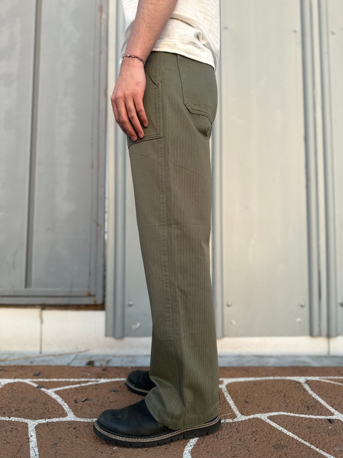 무인양품 헤링본 트윌 퍼티그 팬츠 상품이미지4