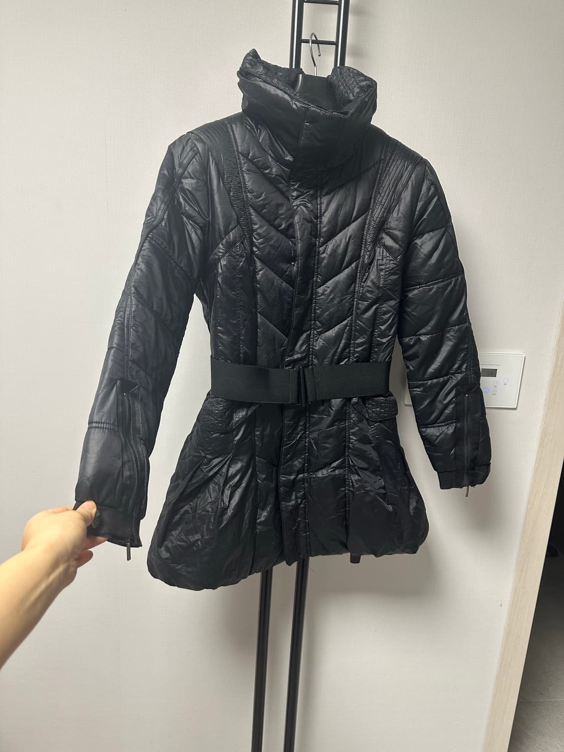 르꼬끄여성   허리밴딩  패딩자켓 S사이즈 상품이미지3