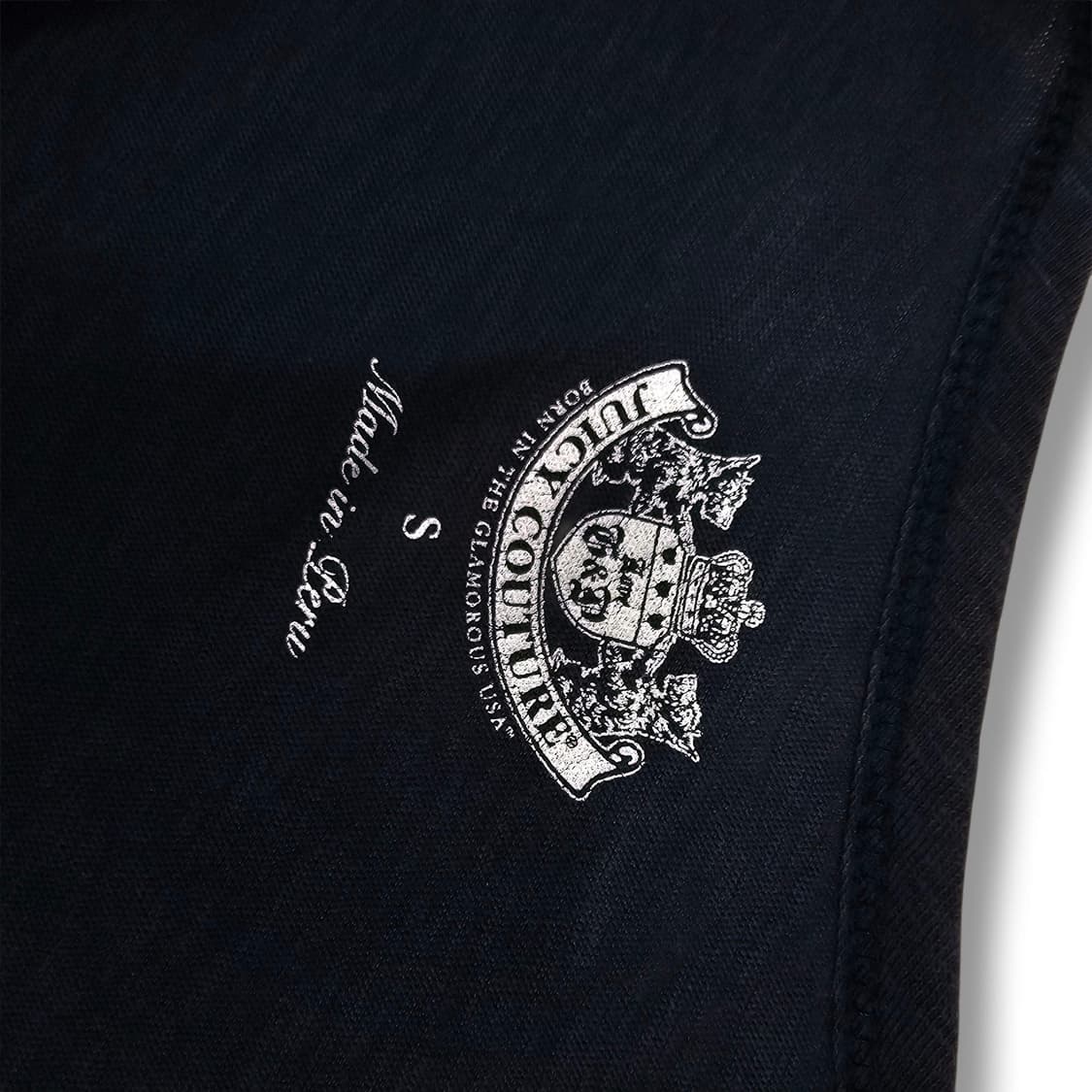 S Juicy Couture 00s 쥬시꾸뛰르 네이비 반팔 티셔츠 상품이미지4