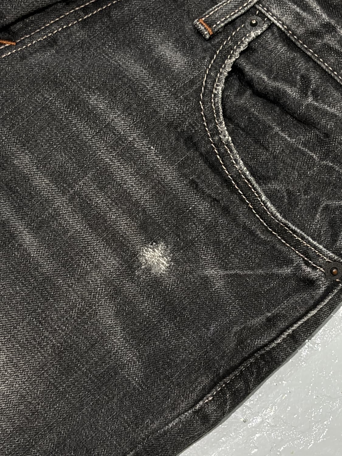 리바이스(Levis) 527 로우 부츠컷 흑청 데님팬츠 상품이미지6
