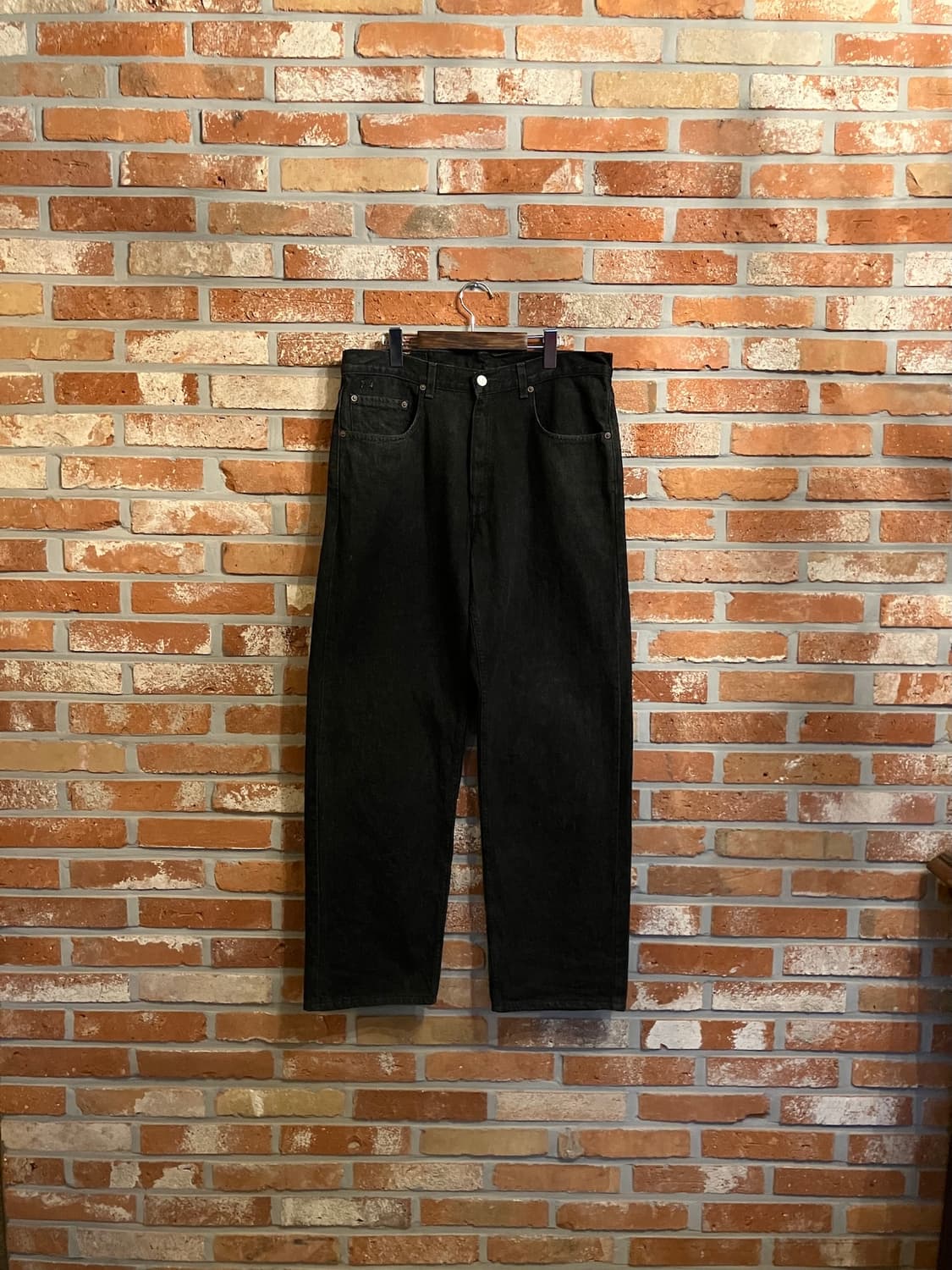 빈티지 리바이스 569 블랙진 흑청 데님 팬츠 상품이미지1