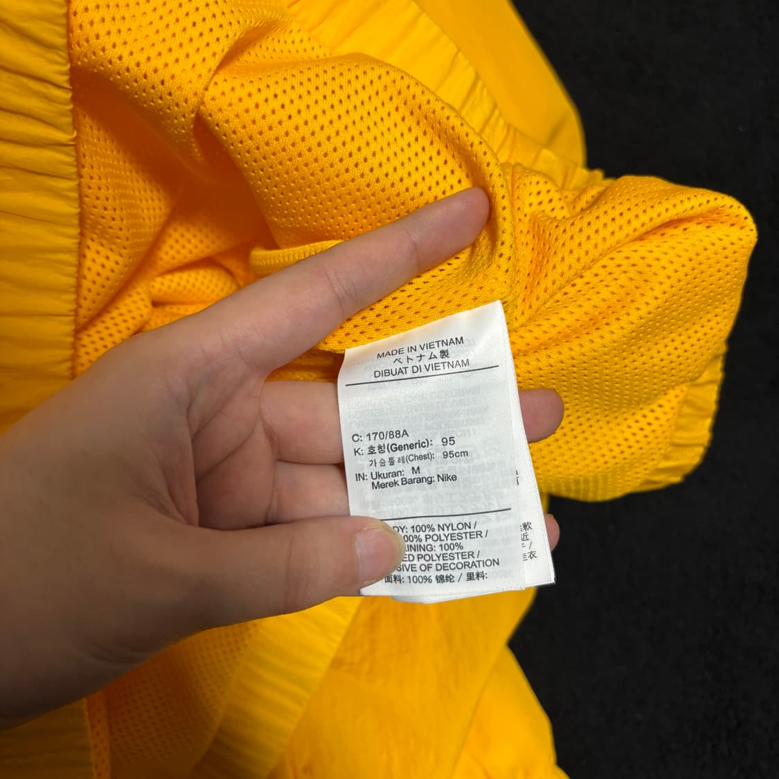 M 나이키 머스타드 바람막이 우븐 아노락 상품이미지5
