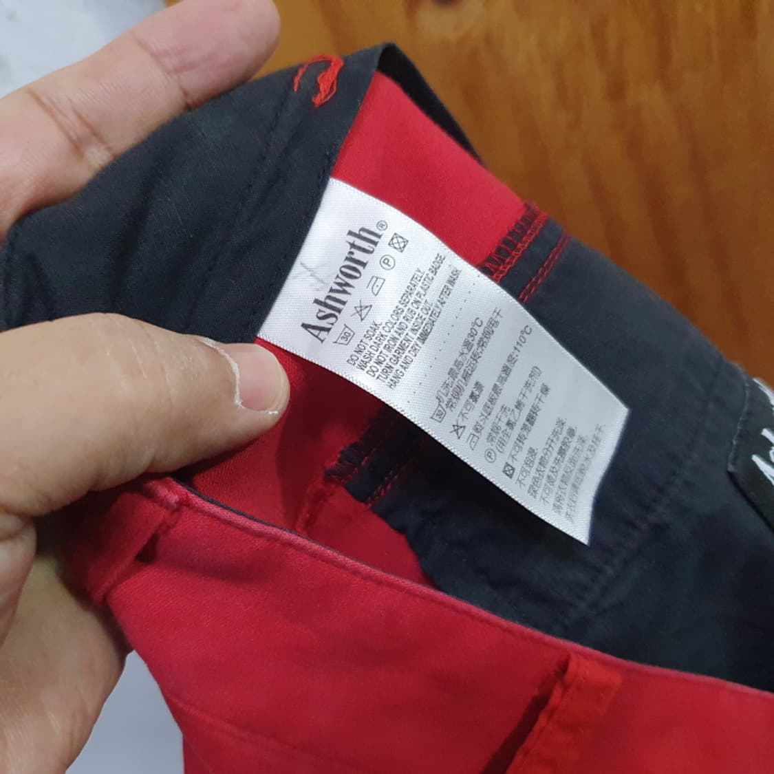 애시워스 빨강 남자 골프바지(36) 상품이미지5