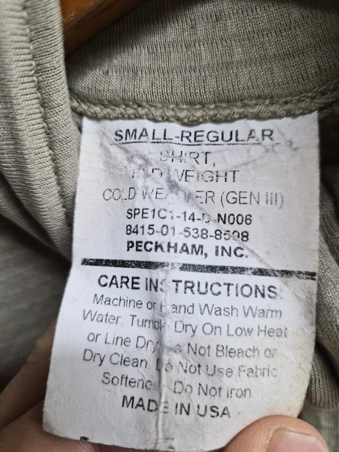 S-M) 미군 폴라텍 GEN3 LEVEL2 팝니다 상품이미지3