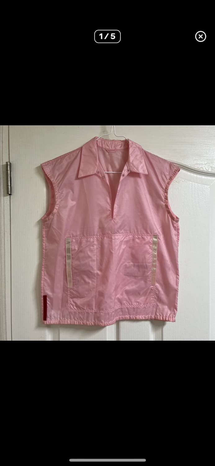 프라다 스포츠 베스트 핑크 상품이미지1