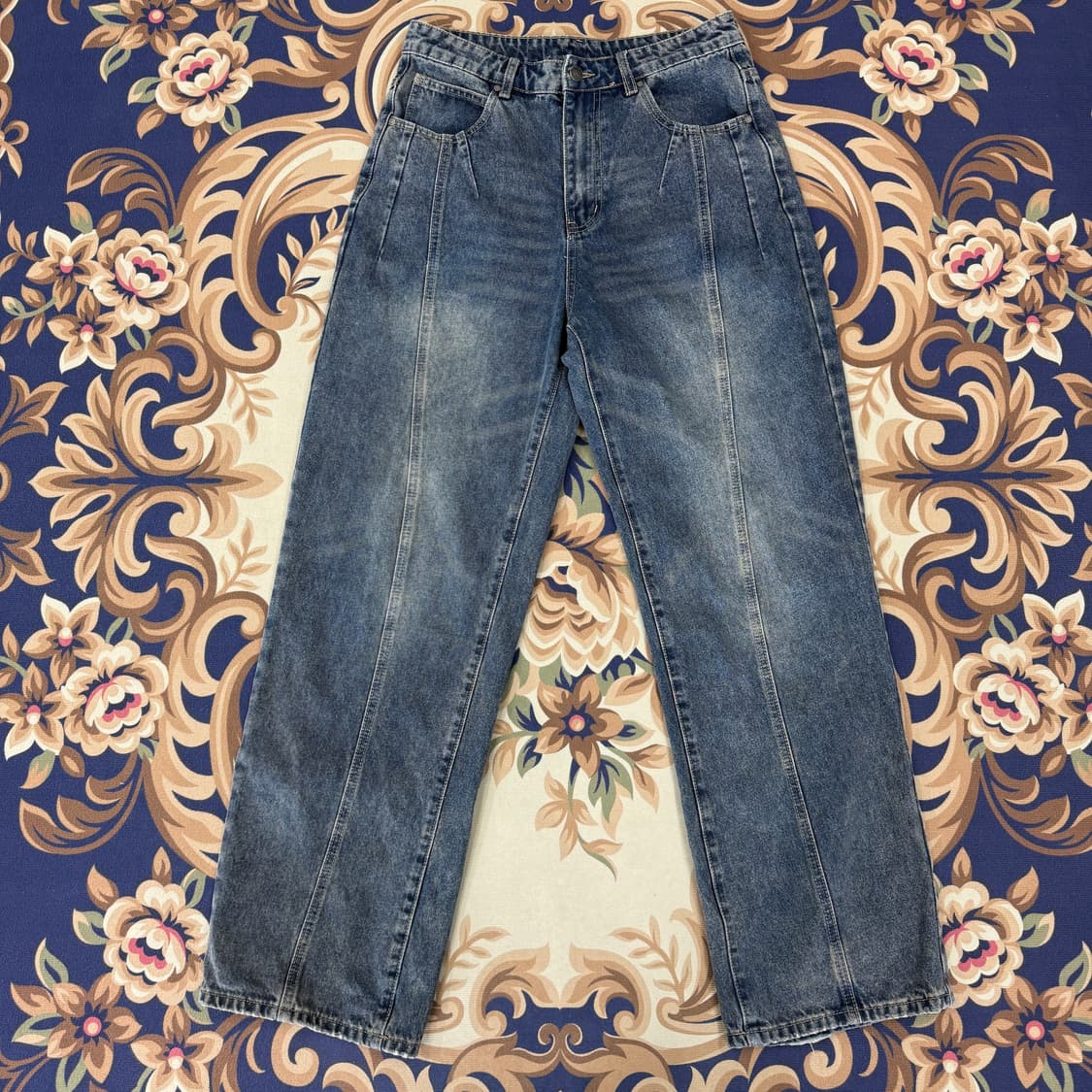 (2)디미트리 블랙 Dimitri black 핀턴 데님팬츠 상품이미지1