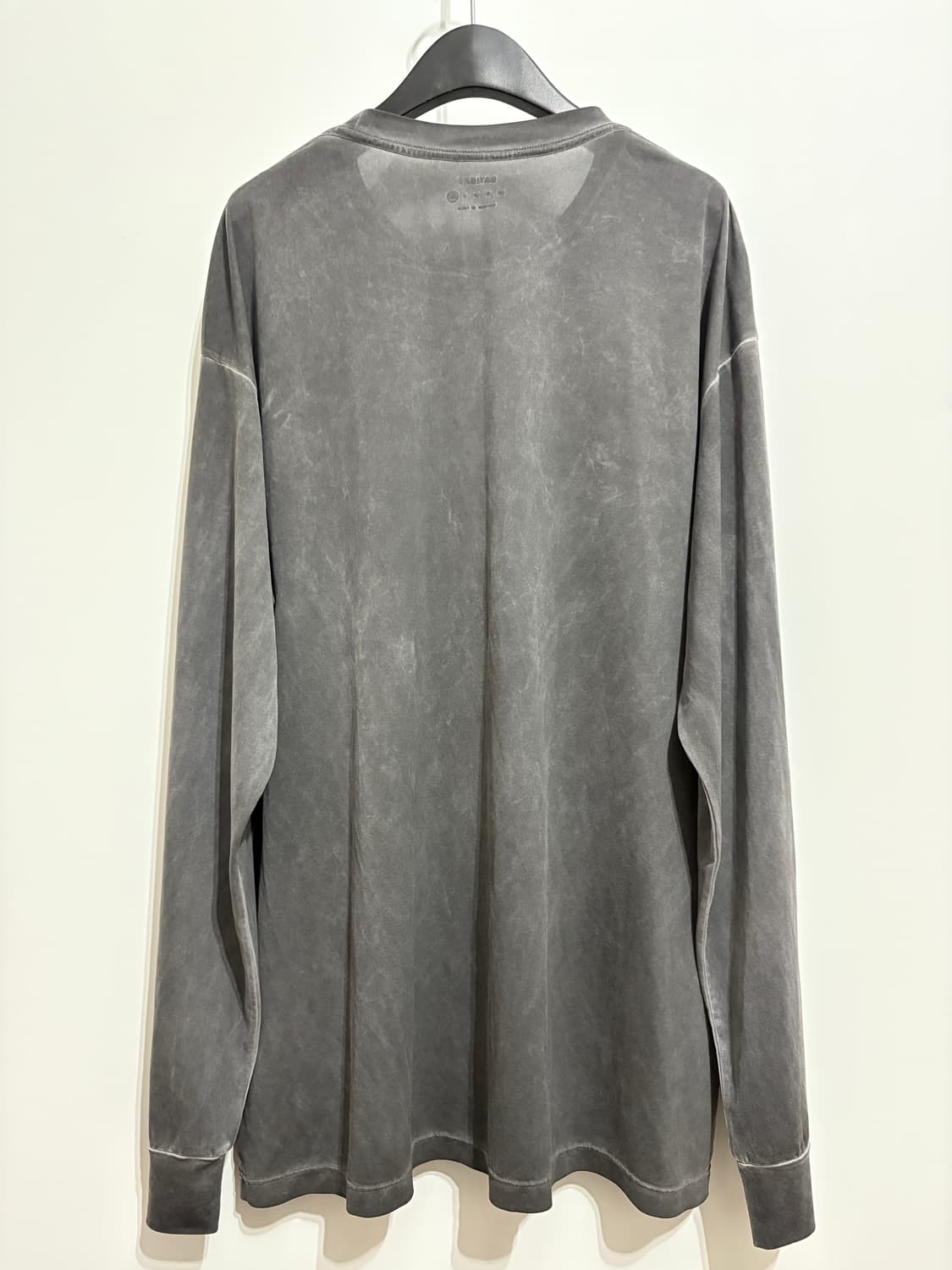 세티스파이 / 아우라라이트 롱 티셔츠 블랙 피그먼트 / XL 상품이미지6