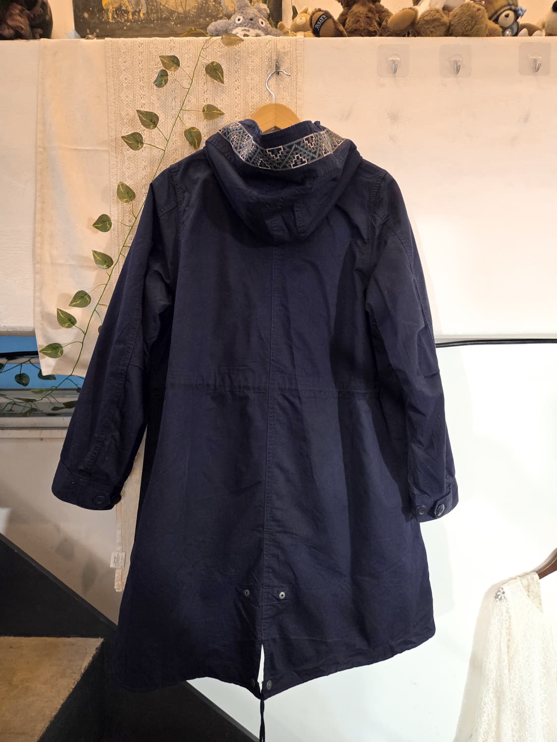 TITICACA 네이비 에스닉 롱 야상 상품이미지6