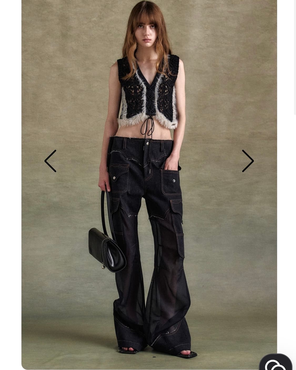 앤더슨벨 팬츠 DENIM SHEER CARGO PANTS 상품이미지3