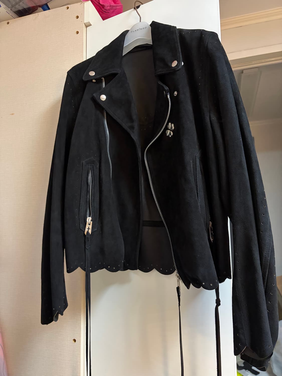 masu 마수 고트 레더 자켓 상품이미지2