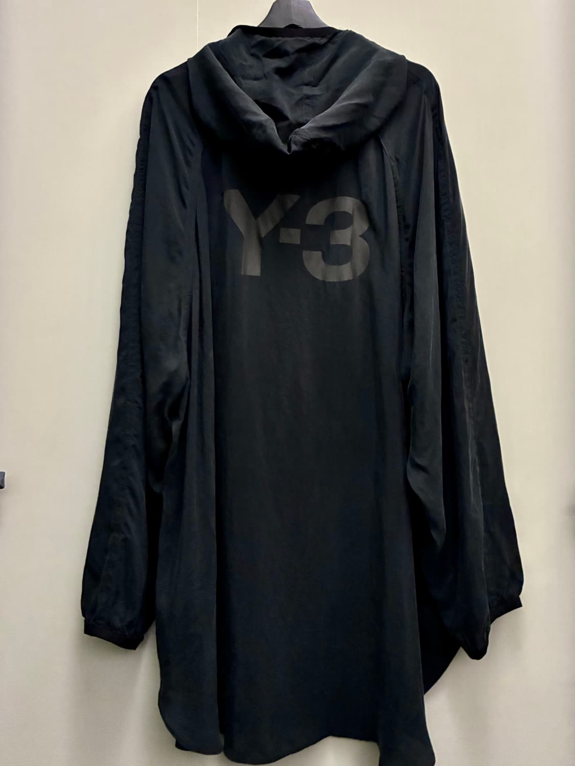 (XXL)Y-3 요지야마모토 큐프로 백로고 오버 후드집업 자켓 상품이미지1