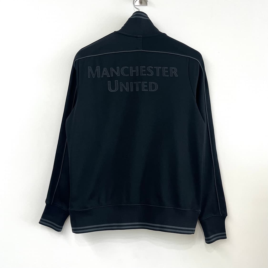 나이키 12-13 맨체스터 유나이티드 올블랙 트랙탑 져지 상품이미지3