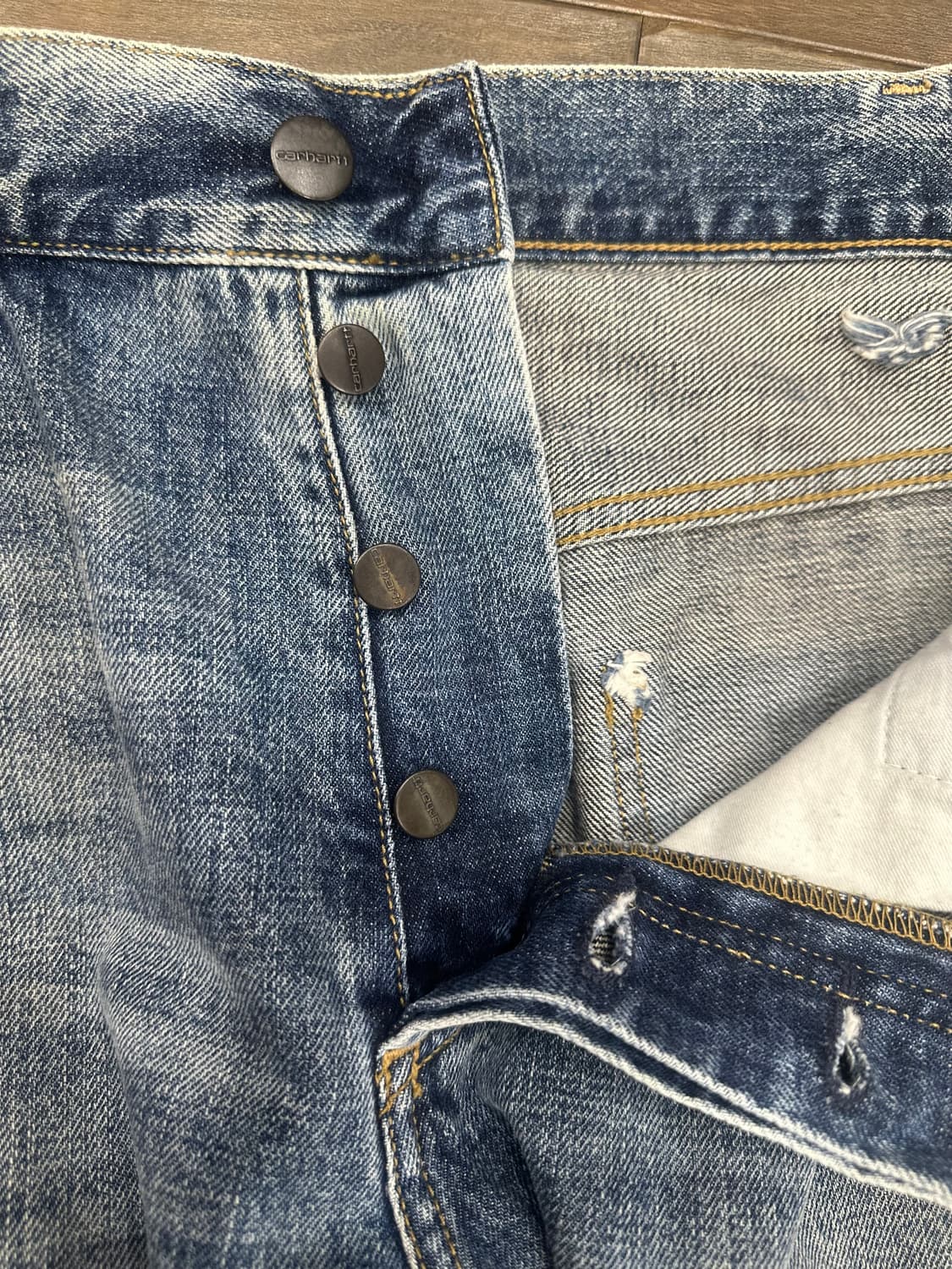 빈티지 칼하트데님. 중청. 30사이즈 상품이미지4