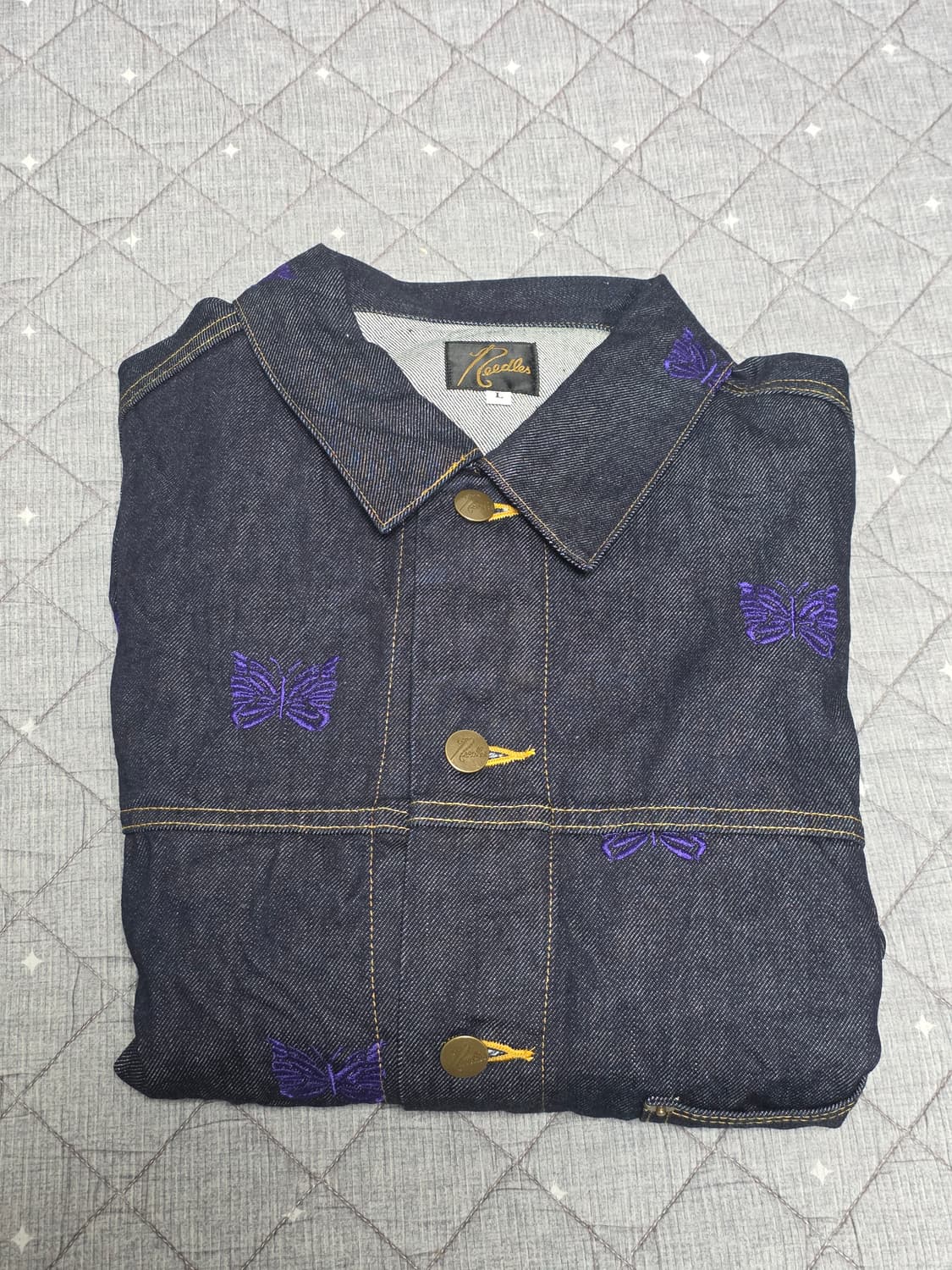 니들스 x 비버 2026 ss 12oz 빠삐용 데님자켓 상품이미지4