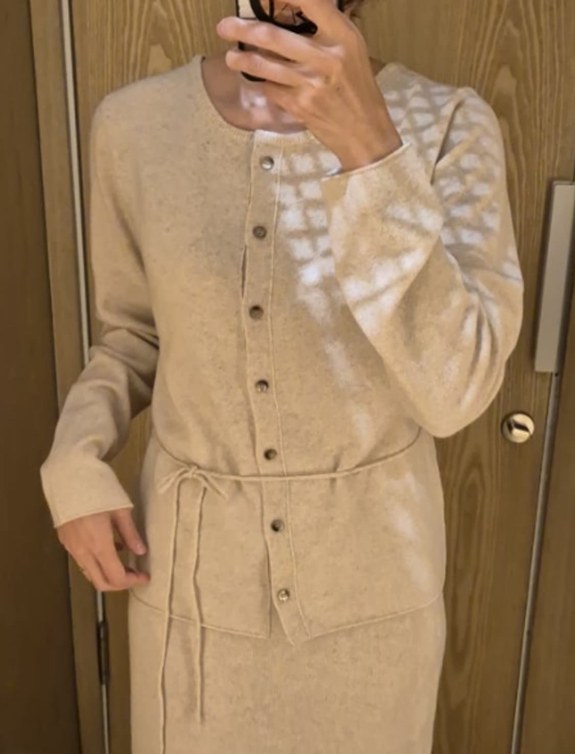 르셉템버 베이직 니트 가디건 오트밀 상품이미지1