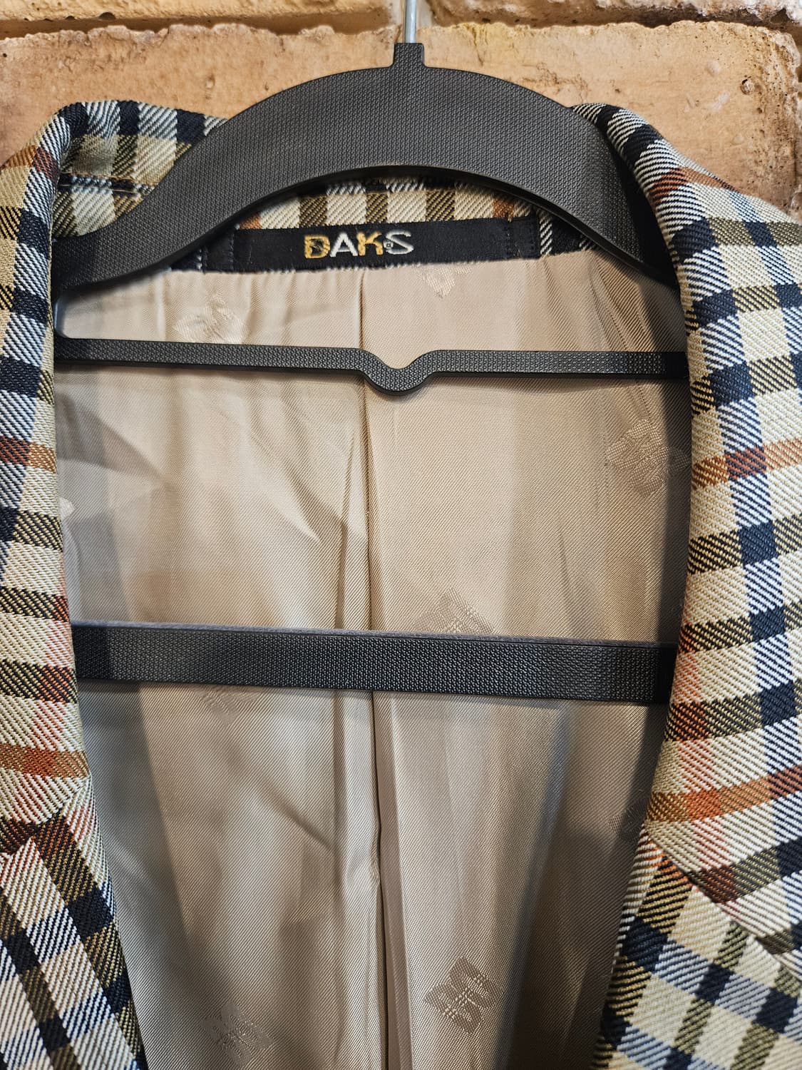 DAKS 닥스 체크 블레이저 100 상품이미지4