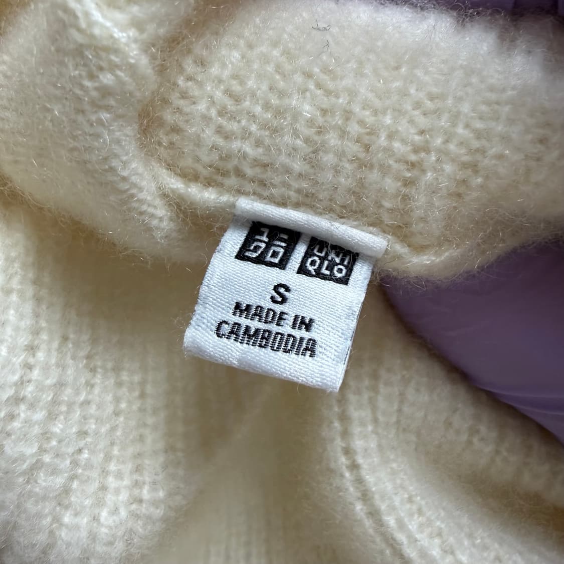 [캐시미어 100%] 유니클로 터틀넥 목폴라 니트 S 상품이미지5