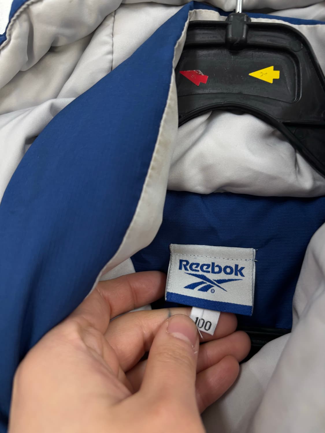 리복 올드스쿨 후드탈착 다운패딩 상품이미지5