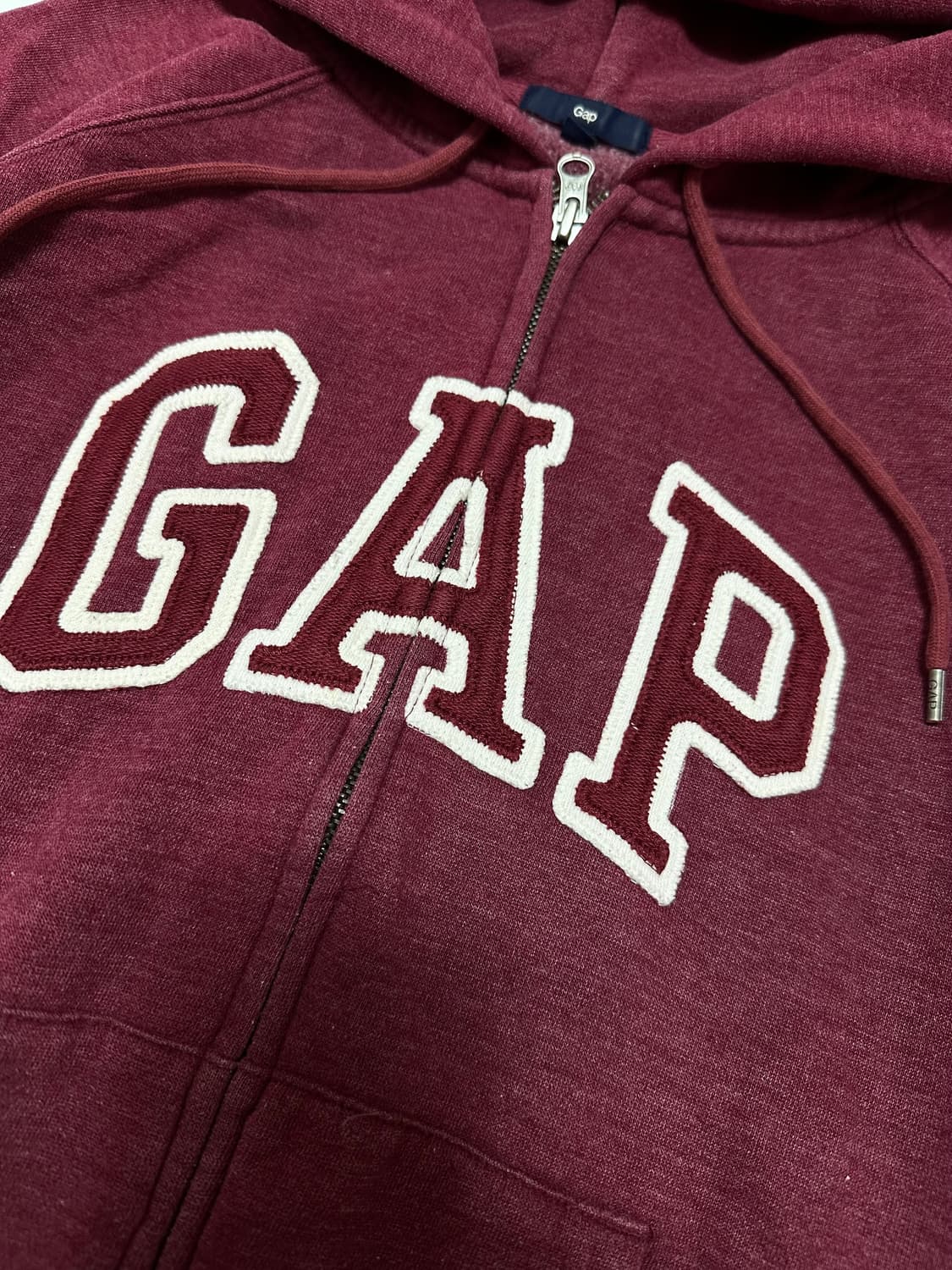 GAP 갭 버건디 후드집업 상품이미지3