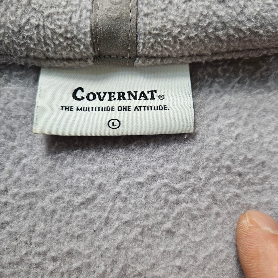 L 커버낫 플리스 집업 자켓 0323Y 상품이미지3