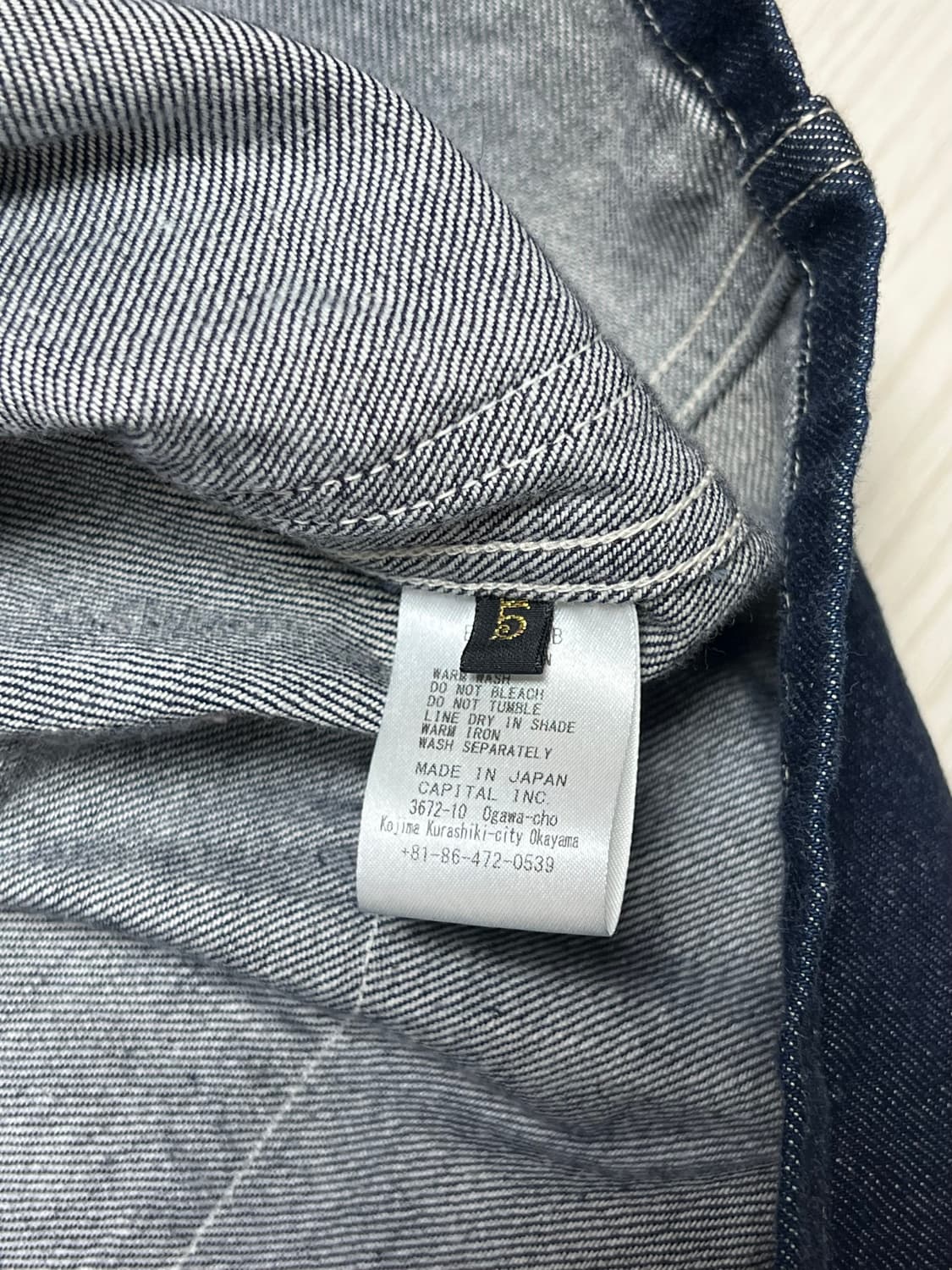 캐피탈 데님 링고맨 커버올 (5) 상품이미지4