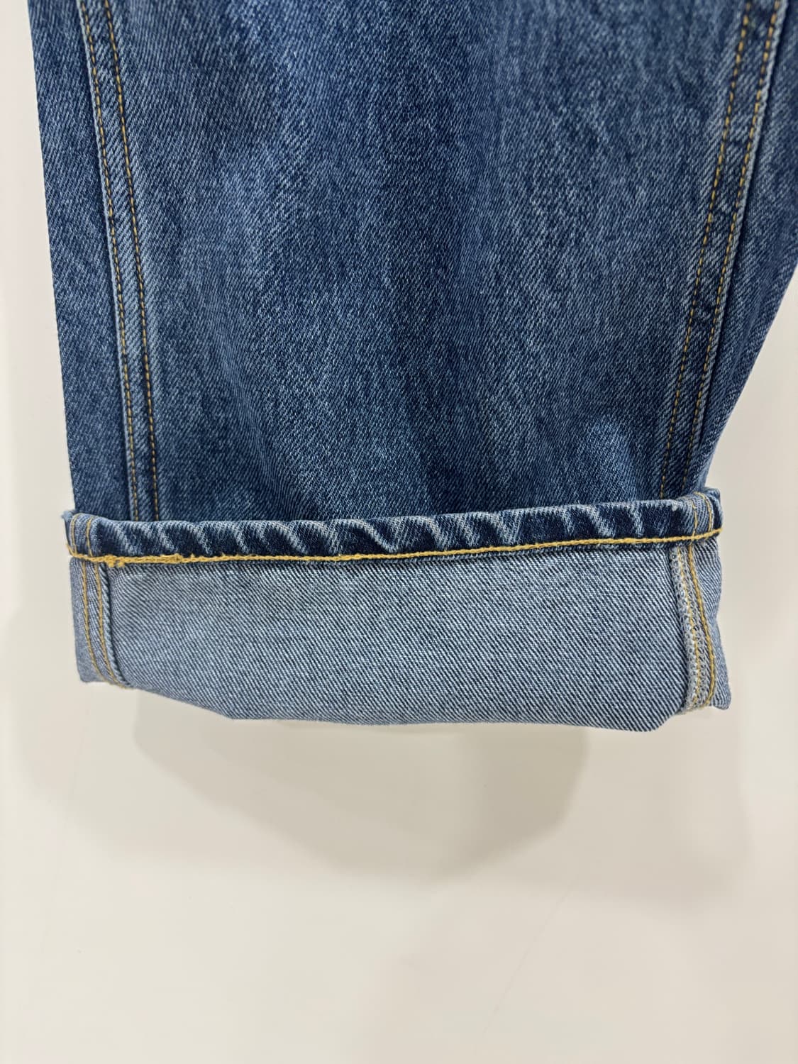 [2] 마티스 더 큐레이터 와이드 데님 팬츠 미드 워시드 상품이미지6