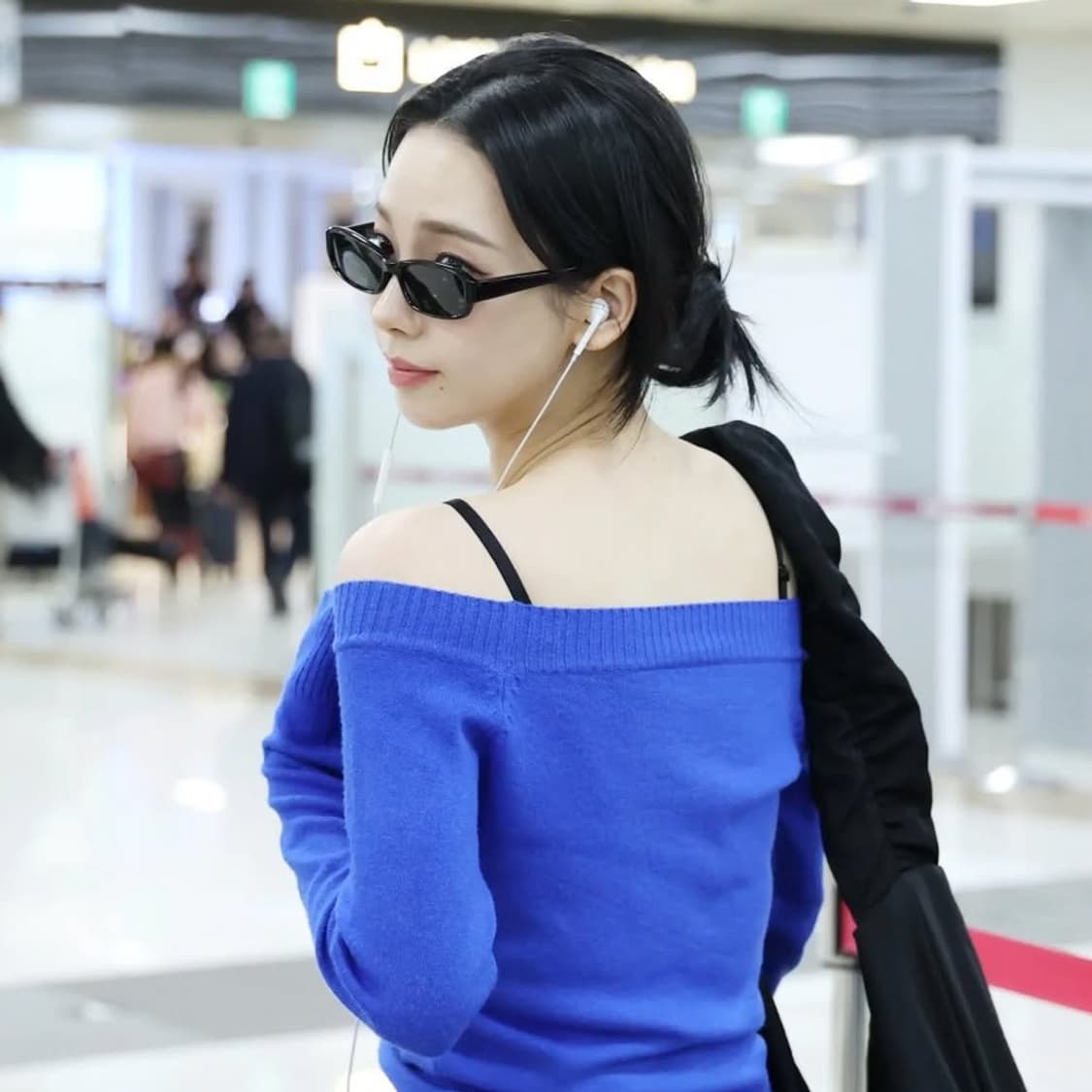 DPEW 씬스퀘어 선글라스 에스파 카리나 헤일로 Y2K 안경 연예인 상품이미지3