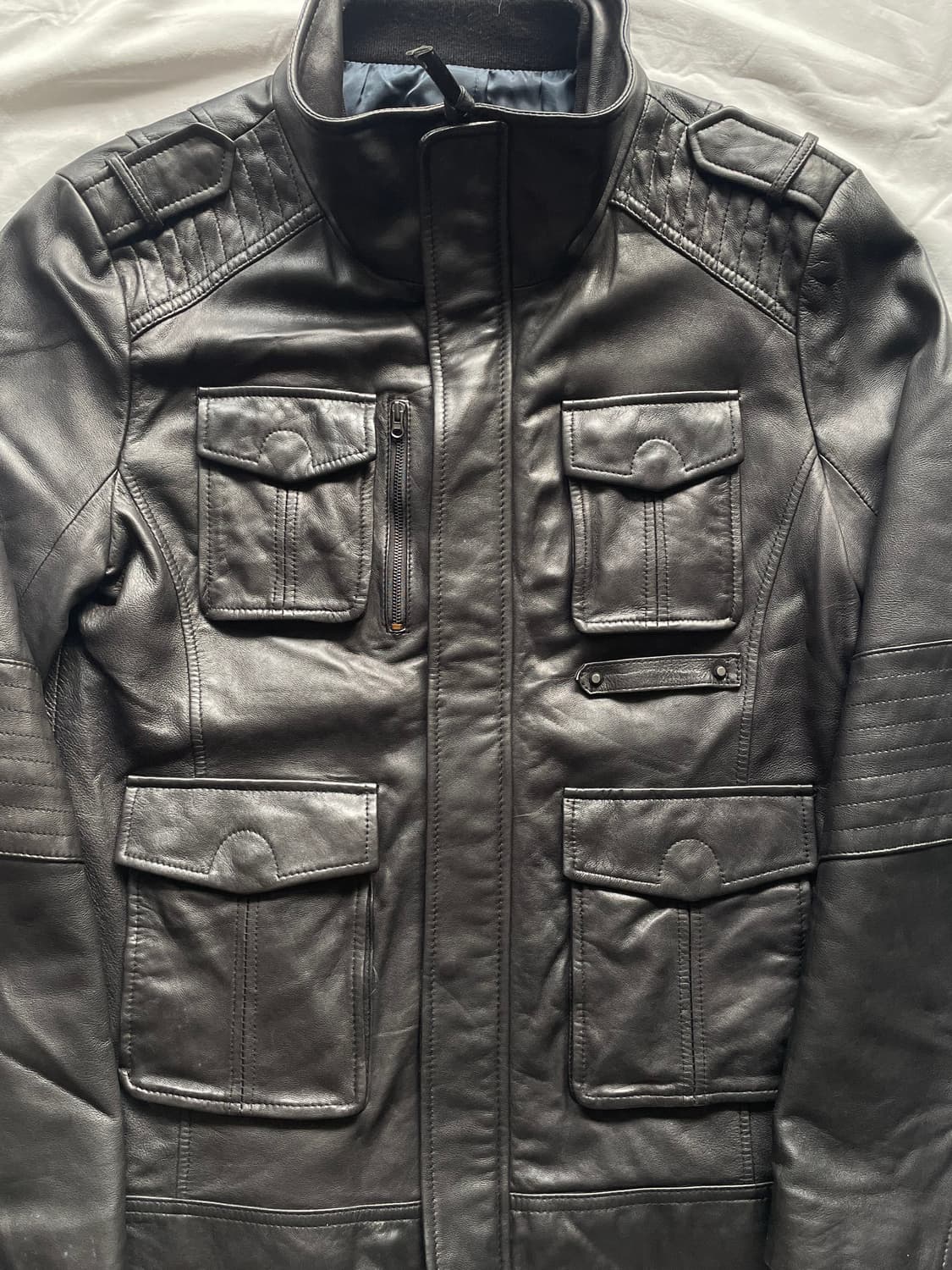 비욘드 클로젯 램스킨 4포켓 레더자켓 상품이미지2