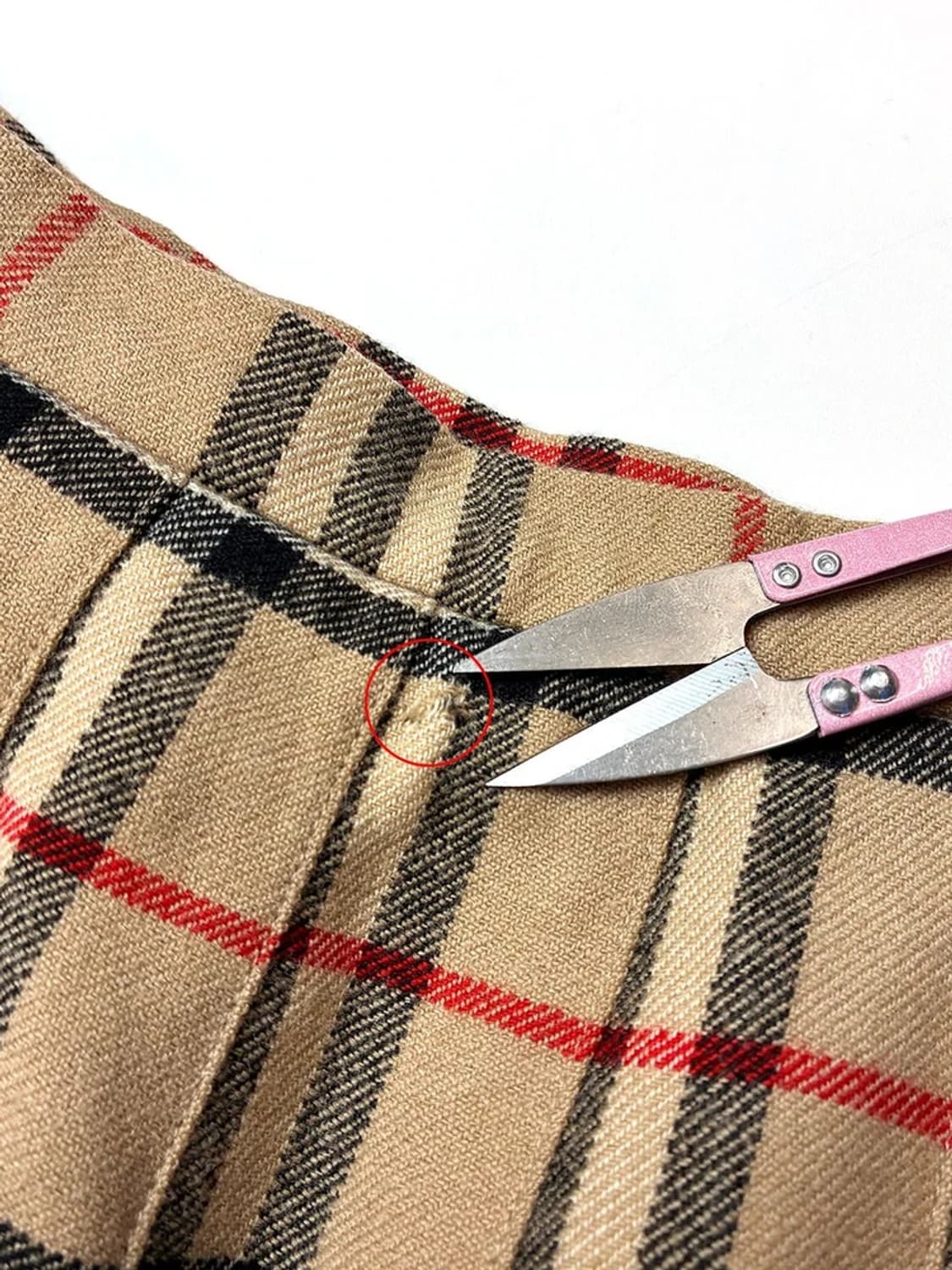 버버리 90's 노바체크 미디 스커트 PN5669 상품이미지7