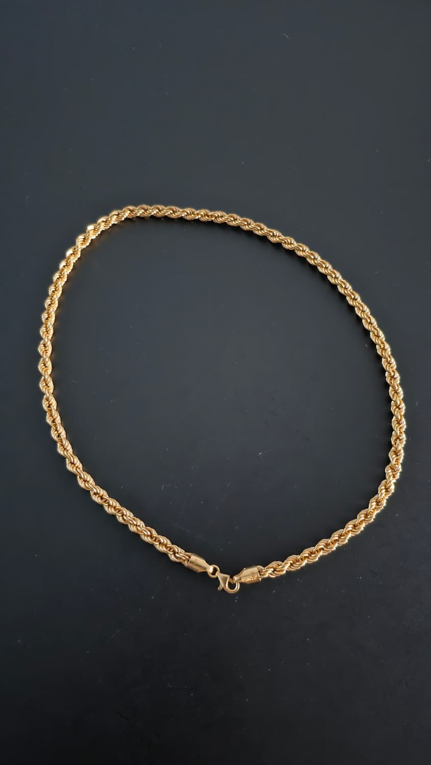 코지쥬얼리 ) 18K 로프체인 목걸이 5.7mm 상품이미지5