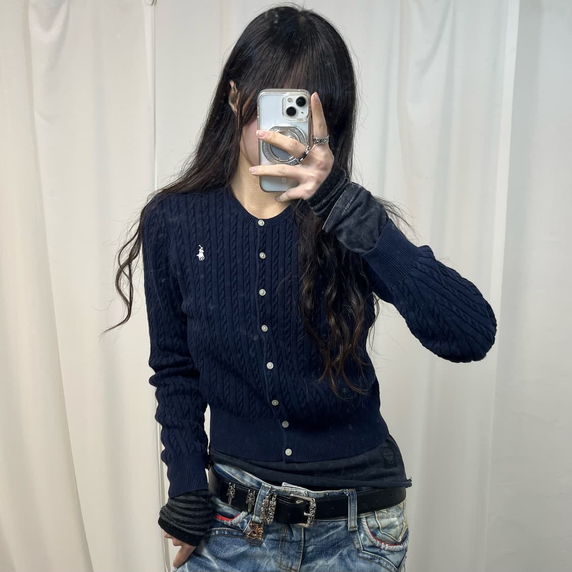 Polo Knit Cardigan 상품이미지1