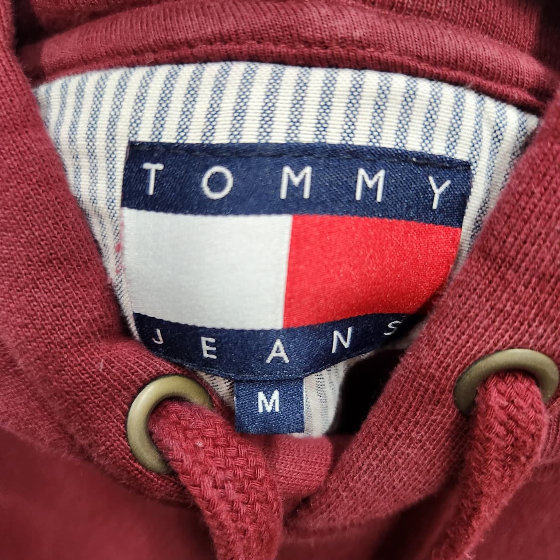 타미진스 크레스트 로고(센터/사이드) 버건디 후드M(XL)남여공용 상품이미지6