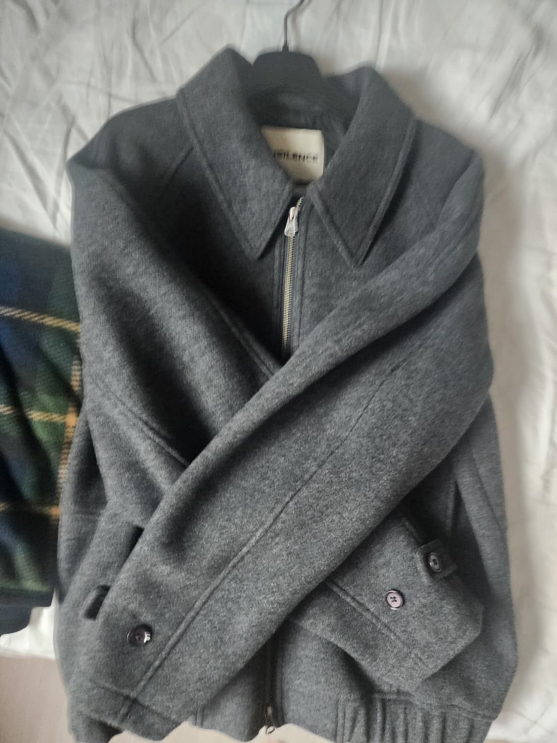 소프트 울 래글런 블루종 MELANGE GREY 상품이미지2