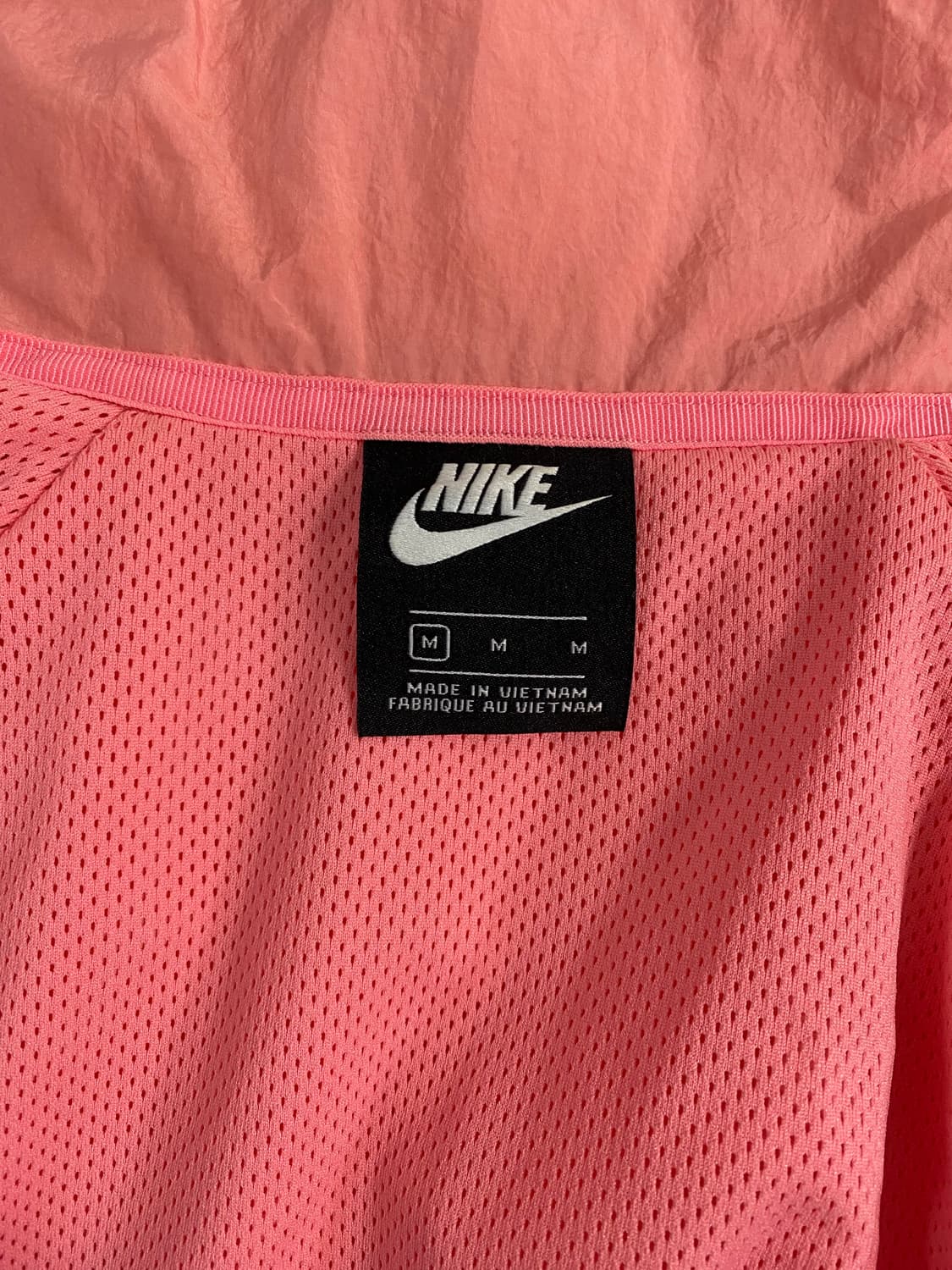 나이키 빅스우시 핑크 우븐 바람막이 자켓 M <236> 상품이미지7