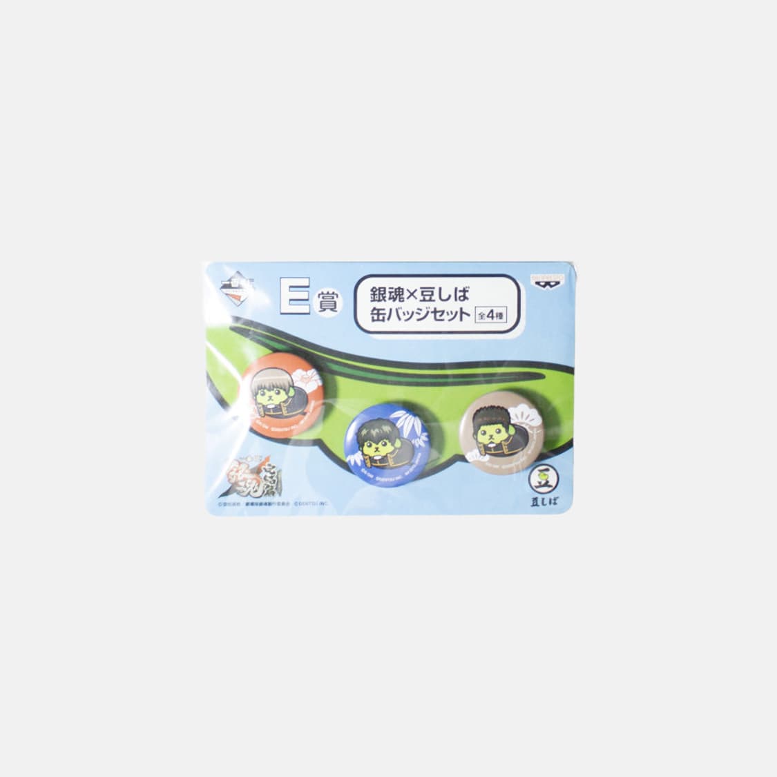 (일괄)은혼X마메시바 캔뱃지 세트 4종 핀 버튼 배지 상품이미지3