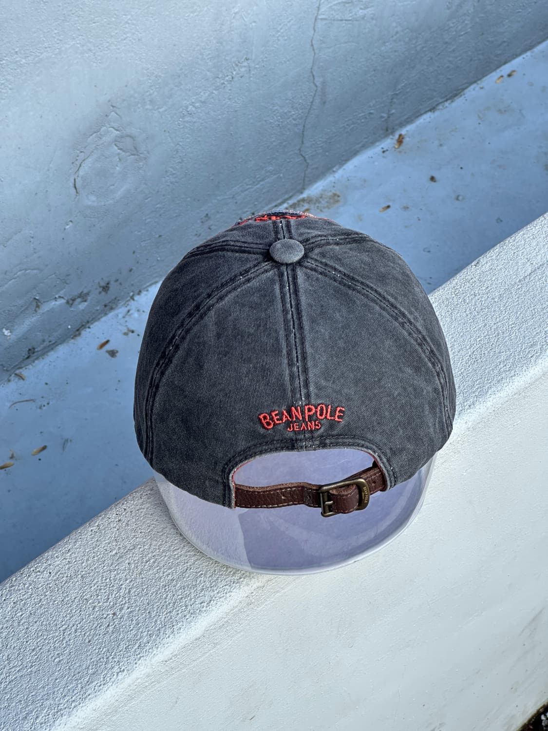 [M-L] 빈폴진스 패치 블랙데님 볼캡 모자 상품이미지4