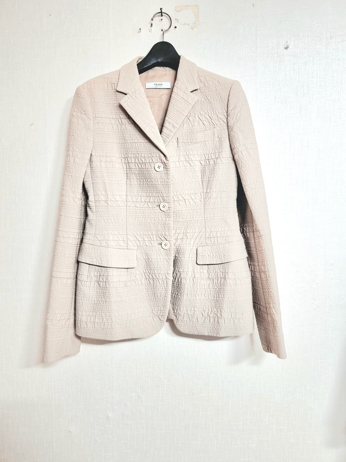 프라다 이탈리아 정품 콤비 55사이즈 상품이미지1