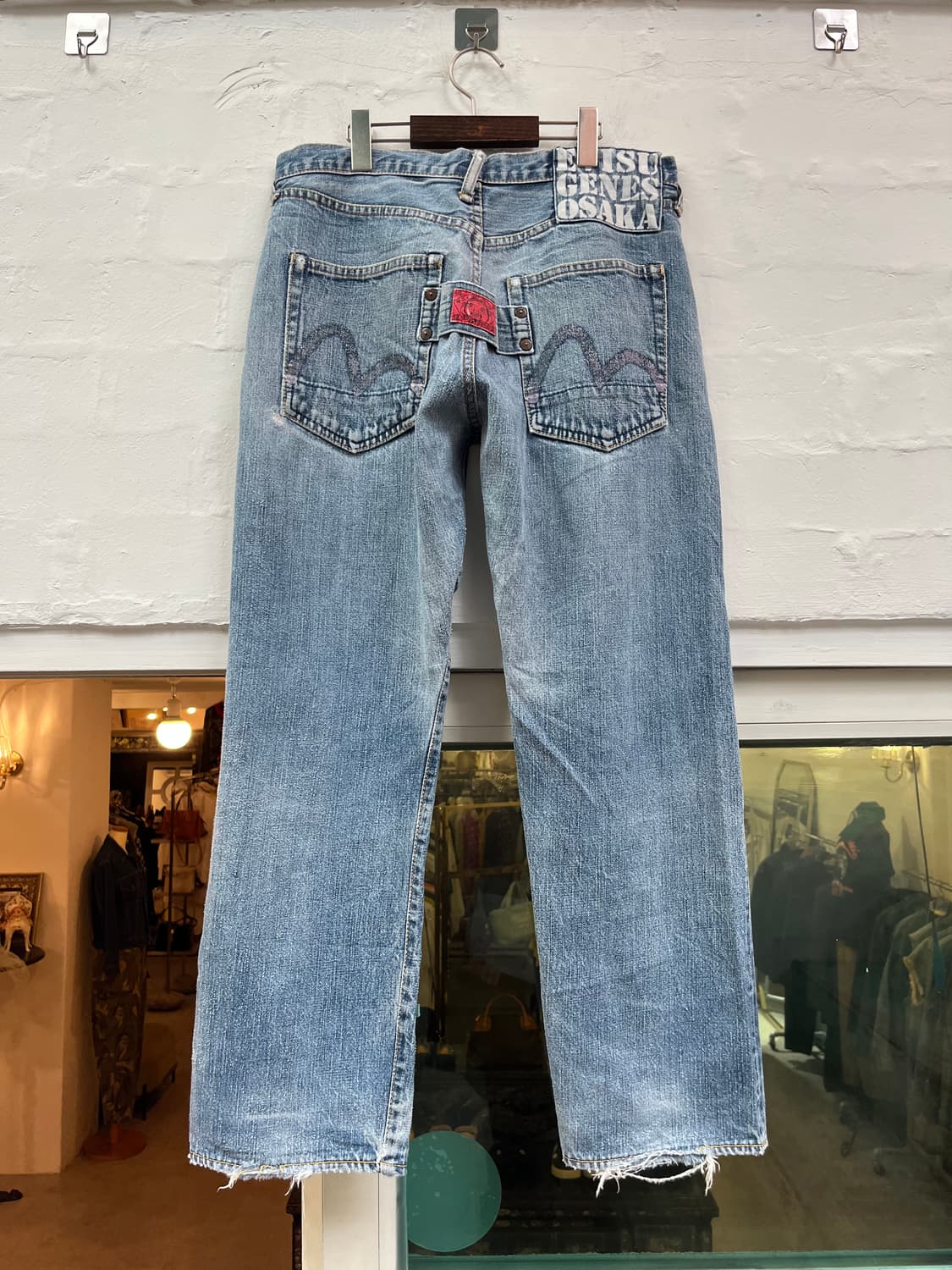 Evisu 에비수 연청 데님팬츠 W32 상품이미지5