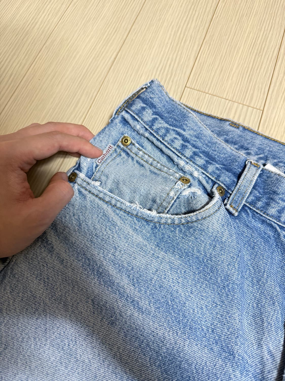 빈티지 칼하트 b17 데님 팬츠 상품이미지7